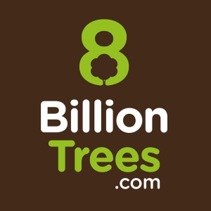 8 billion trees logotipo